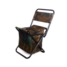 Durable high performance backrest beach folding camping chair portable garden chair with cooler bag